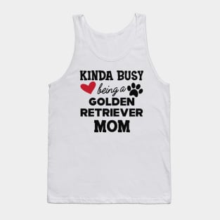 Golden Retriever Mom - Kinda busy being a golden retriever mom Tank Top